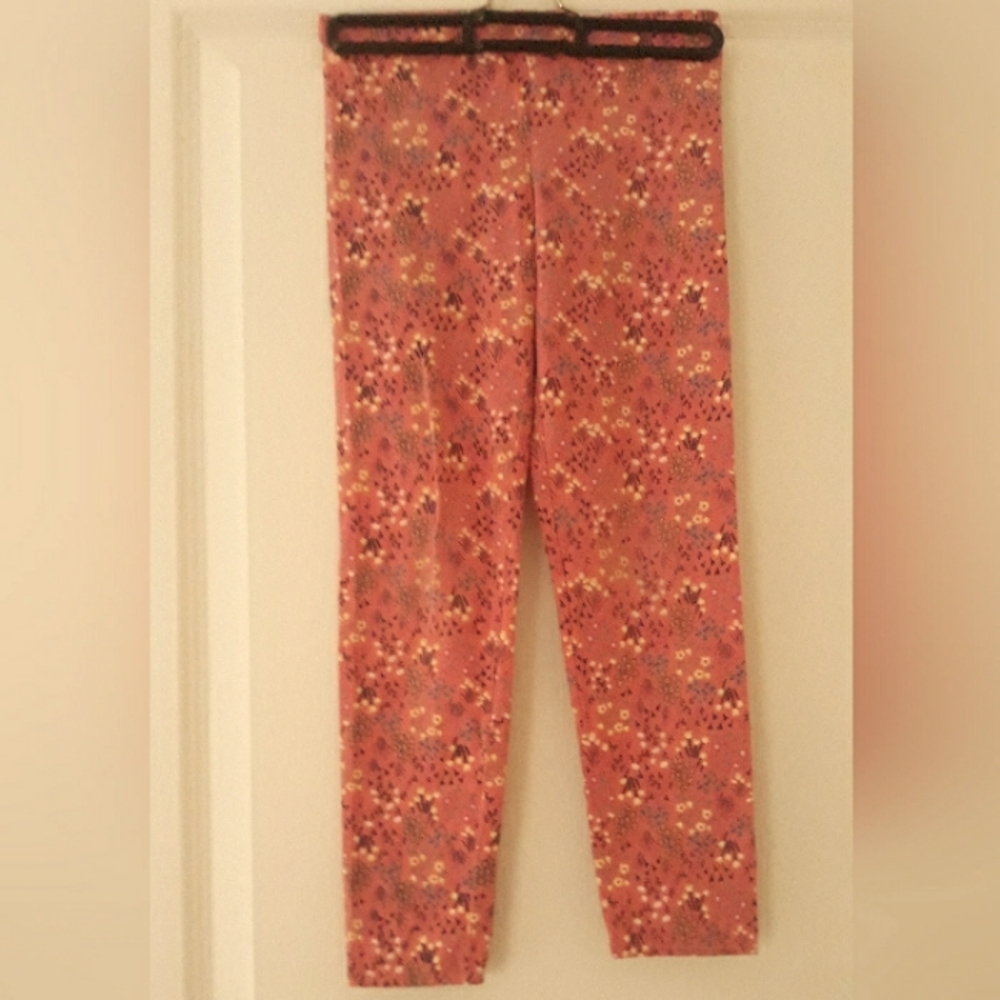 Old Navy orange patterned leggings